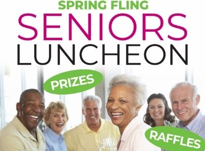 Seniors Luncheon with photo of six older adults